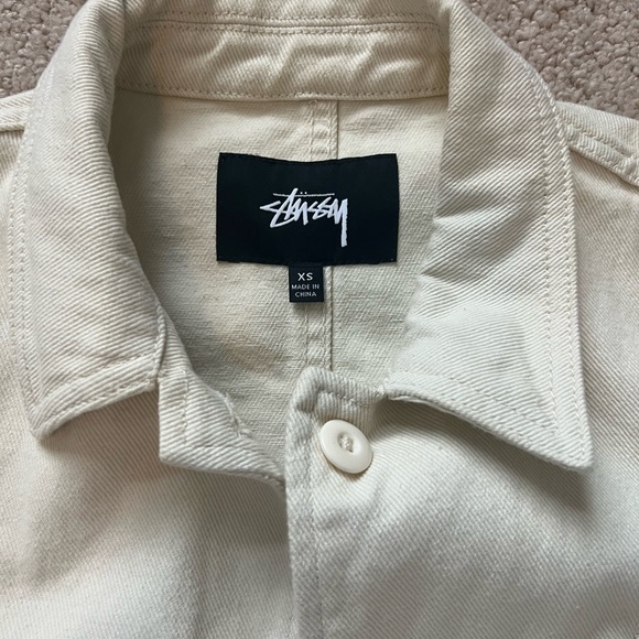 Cream stussy jacket - Picture 3 of 7